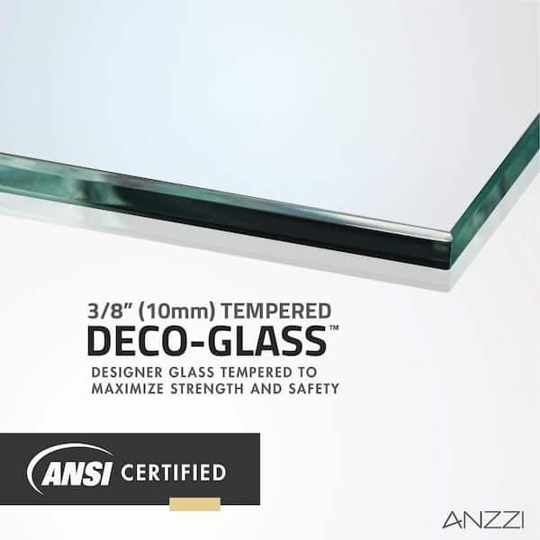 Have a question about ANZZI Don Series 60 in. x 62 in. Frameless 