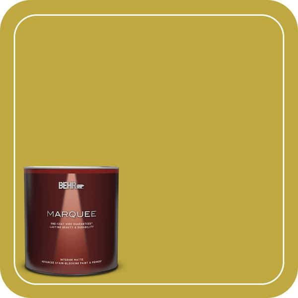 BEHR MARQUEE 1 qt. #P330-6 Margarita Matte Interior Paint & Primer