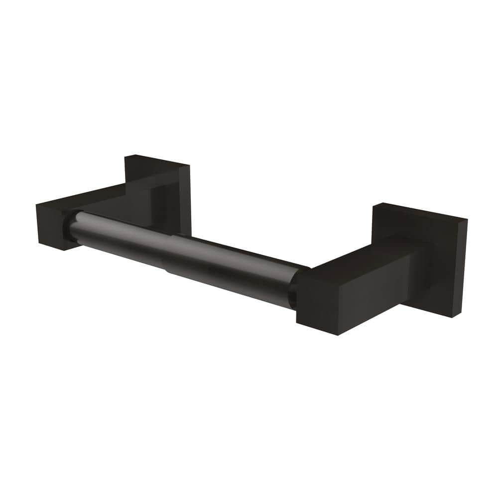 Montero Collection Contemporary Double Post Toilet Paper Holder in Oil Rubb
