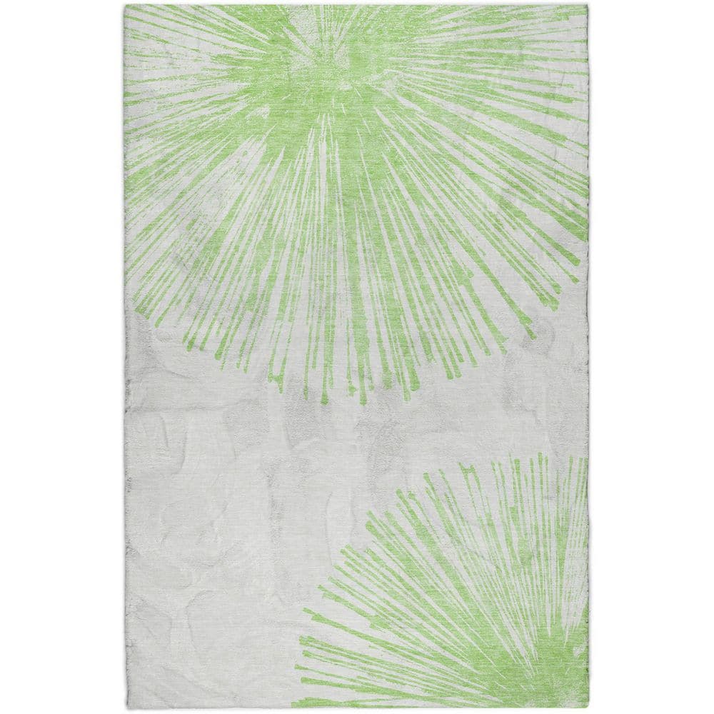 Dream Shag Premium Machine Washable Abstract ADS642 Aloe 5 ft. x 7 ft. 6 in. Area Rug price history on PriceWatchPro