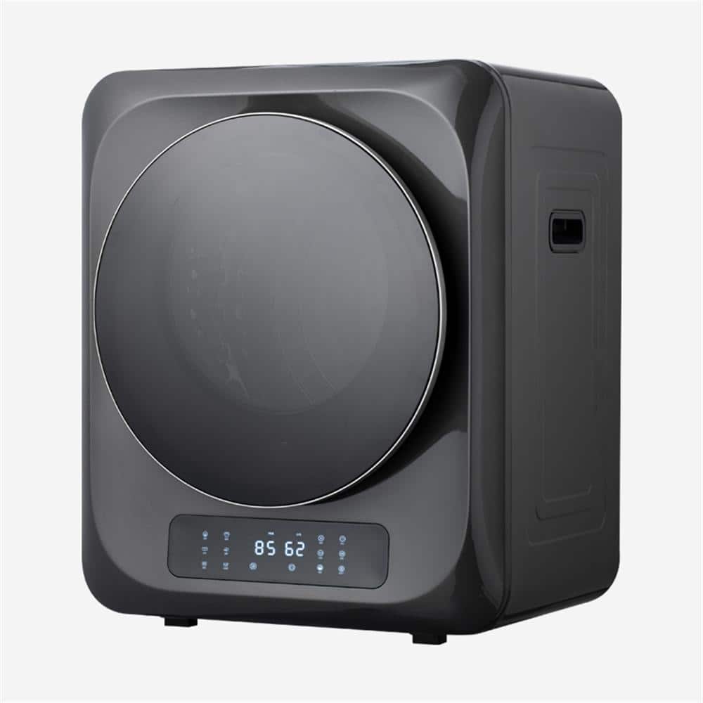 Tafole 1.5 cu. ft. vented Front Load Electric Dryer in Black with Sensor Dry, UV Sterilizaiton, Digital Touch Panel