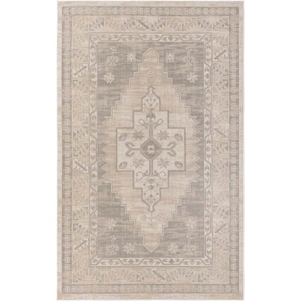 Unique Loom Whitney Geneva Mink 5 ft. 3 in. x 8 ft. Area Rug