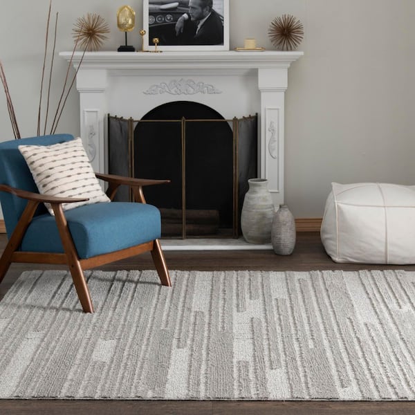 Vinings 5 ft. x 7 ft. Gray Area Rug