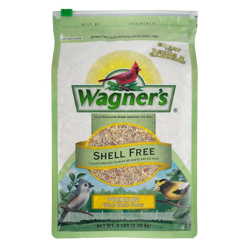 Wagner's 5 lb. Shell Free Premium Wild Bird Food 12037 - The Home Depot