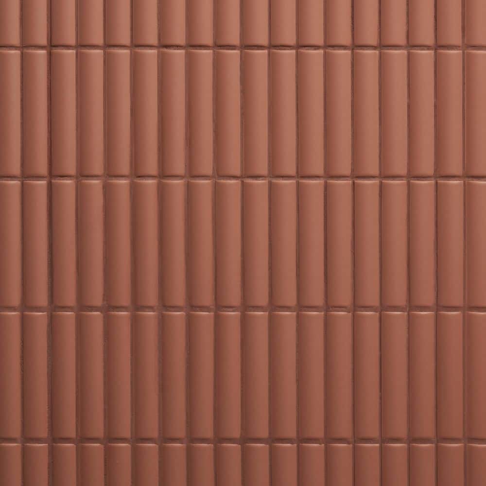 Sway Ribbed Terracotta 3.93 in. x 11.81 in. Matte 3D Ceramic Wall Tile (5.81 sq. ft./ Case) price history on PriceWatchPro
