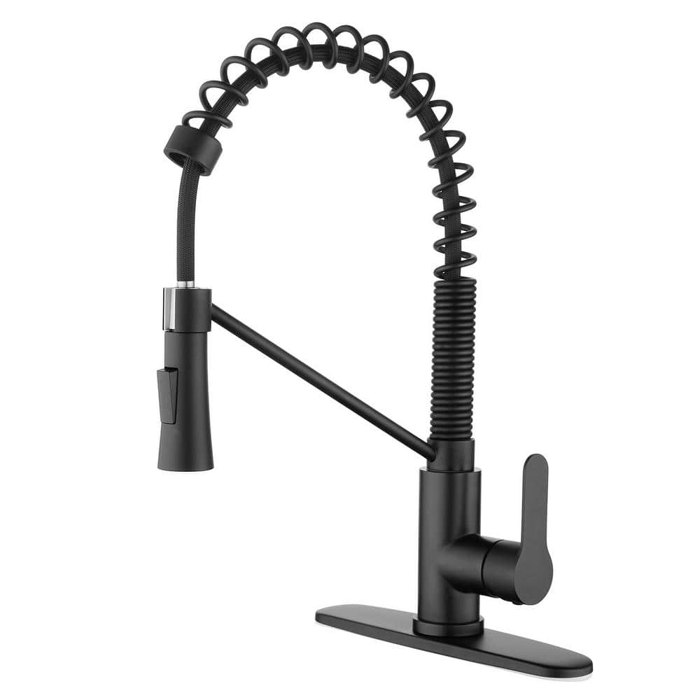 Reviews for UPIKER Single Handle Pull Down Sprayer Kitchen Faucet with