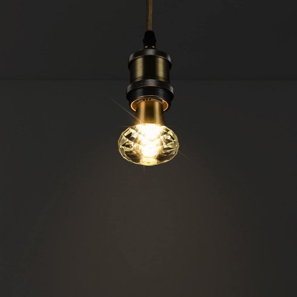 5-Watt Equivalent Orbit Diamond Shaped E26/27 Crystal LED Light Bulb in Warm White (1-Pack) price history on PriceWatchPro