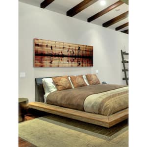 20 in. H x 60 in. W "Panoramic Reflection" by Parvez Taj Printed Natural Pine Wood Wall Art