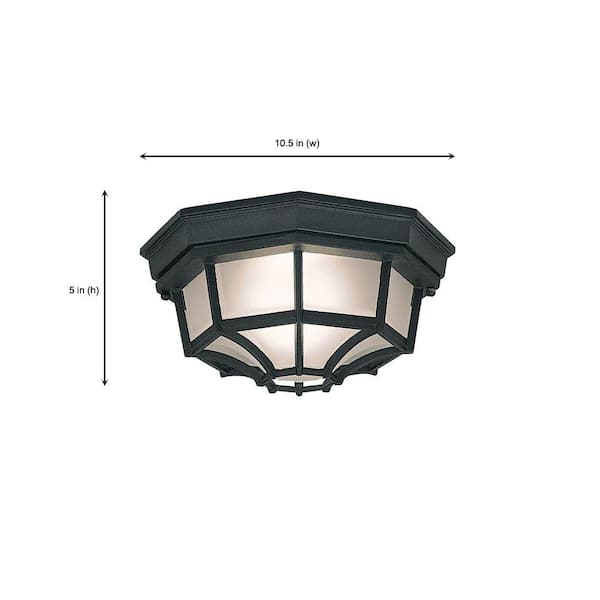 home depot exterior flush mount lights