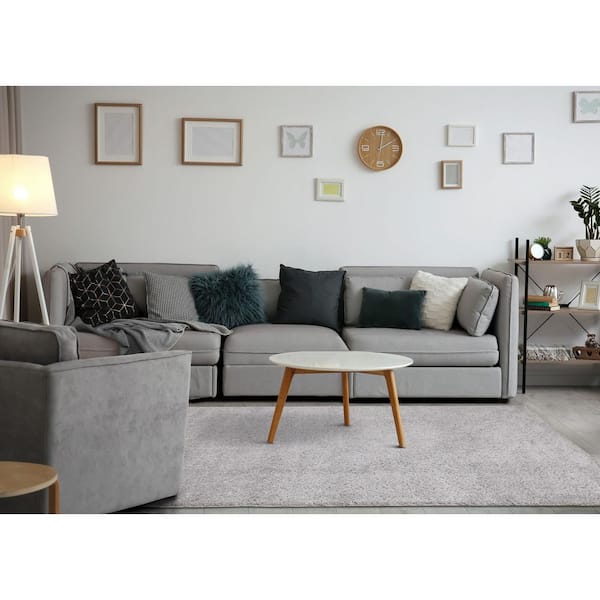 Marakai Collections 8 ft. x 11 ft. Grey Tonal/Solid Indoor Area Rug