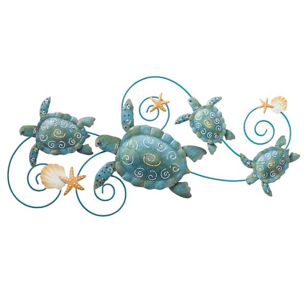 Regal 31 in. Sea Turtle Wall Decor 5073 - The Home Depot