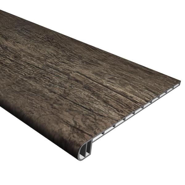 CALI Vinyl Pro Classic Shadowed Oak 1 in. T x 11-1/2 in. W x 48-5/16 in. L Vinyl Stair Tread
