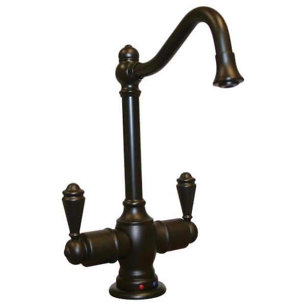 Whitehaus Collection Forever Hot 2-Handle Instant Hot/Cold Water Dispenser in Oil Rubbed Bronze