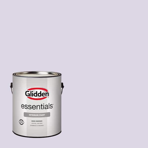 Glidden Essentials 1 gal. PPG1247-3 Misty Violet Flat Interior Paint