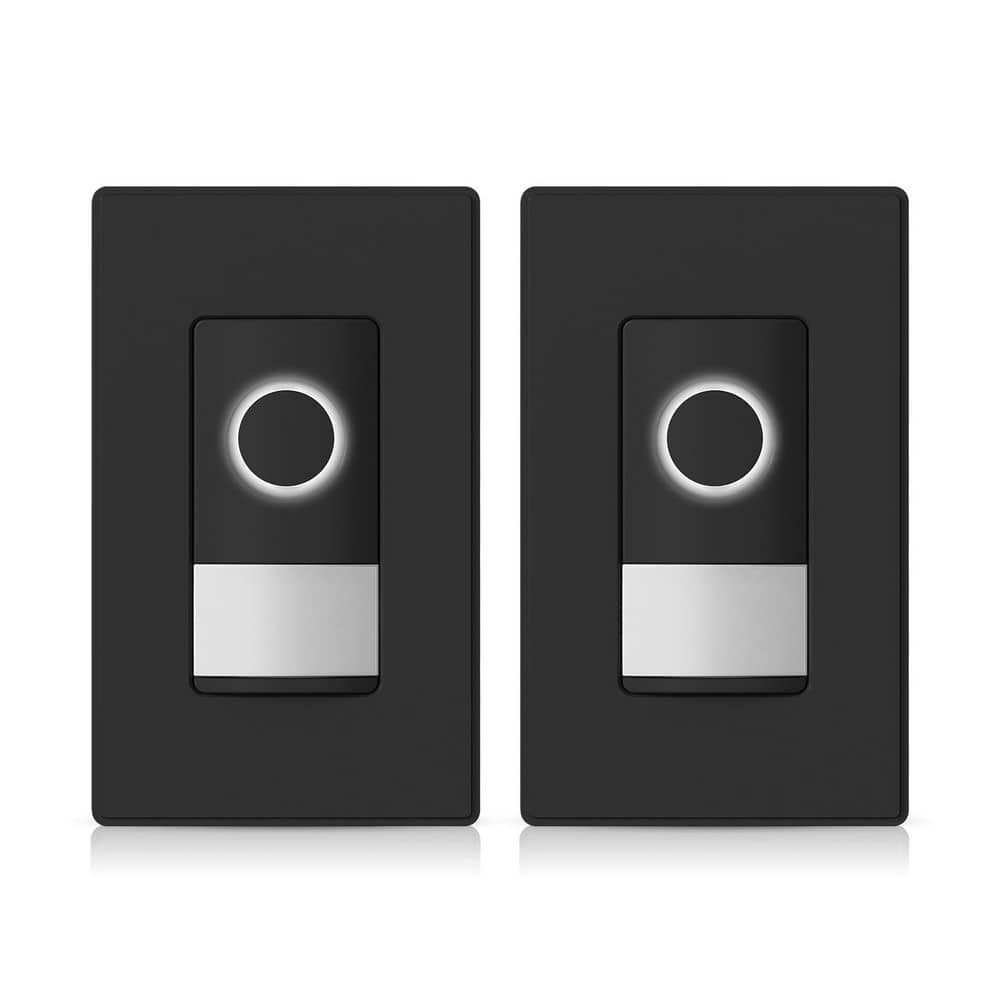 Smart Sensor Light Switch Single Pole 2. 4GHz Wi-Fi Dimmer Switch Compatible w/Alexa and Google Assistant Black 2 Pieces price history on PriceWatchPro