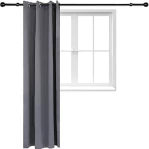 Indoor/Outdoor Blackout Curtain Panel with Grommet Top - 52 x 96 in (1.32 x 2.43 m) - Gray