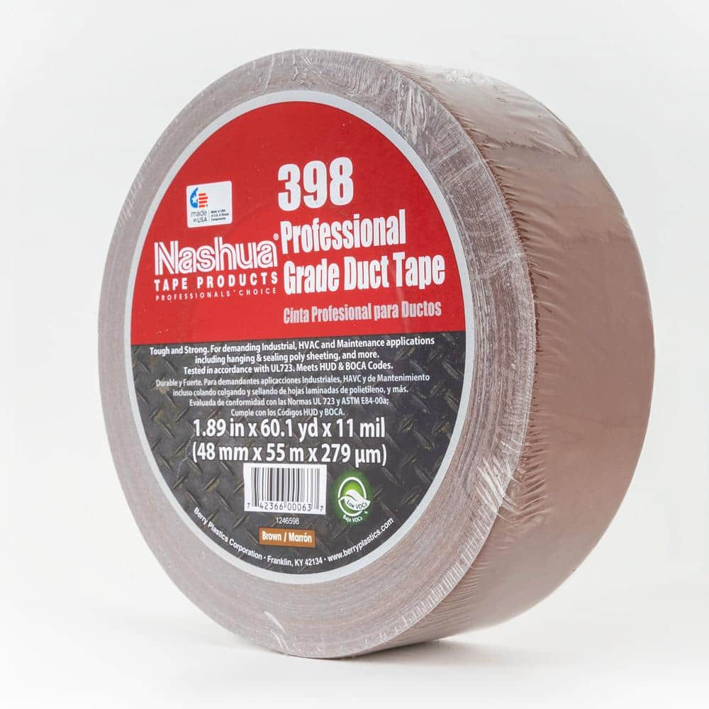 UPC 742366000637 product image for 1.89 in. x 60.1 yds. 398 All-Weather Brown HVAC Duct Tape | upcitemdb.com