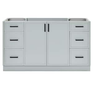 Kelly 60 in. W x 21.5 in. D x 34.5 in. H Bath Vanity Cabinet without Top in Grey