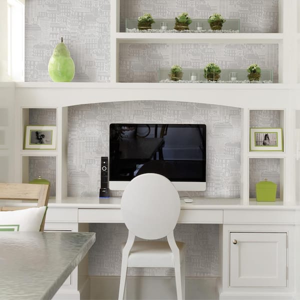 Limelight Grey City Grey Wallpaper Sample