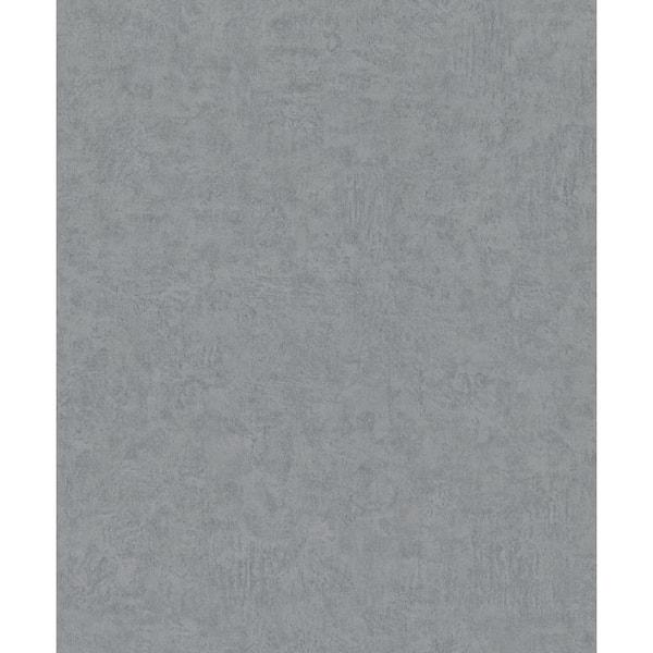 Unbranded Kumano Collection Blue Textured Plaster Matte Finish Non-Pasted Vinyl on Non-Woven Wallpaper Sample