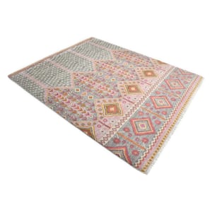 Hudson Pink 3 ft. x 5 ft. Contemporary Area Rug