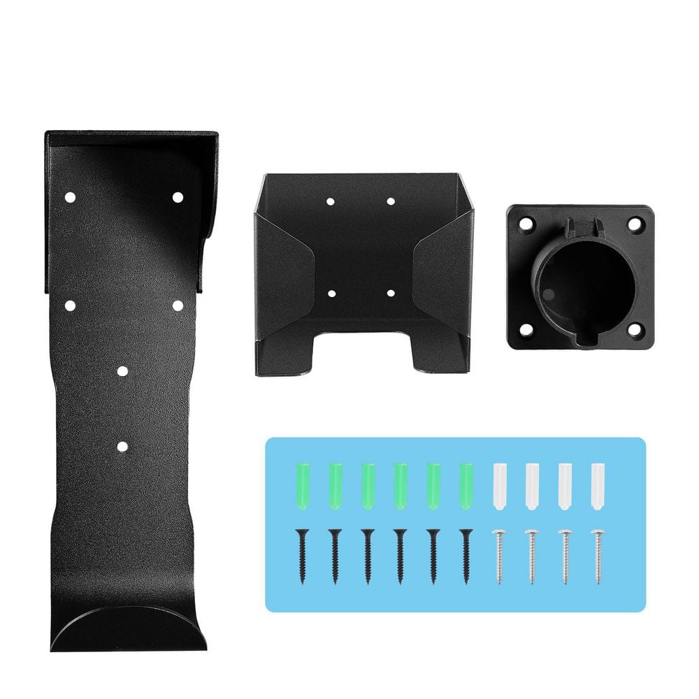 Electric Vehicle Wall Mount Charger Holder and Control Box Organizer Set J1772 Nozzle Holster Dock Storage Kit price history on PriceWatchPro