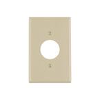 1-Gang Midway Single Hole Wall Plate, Ivory