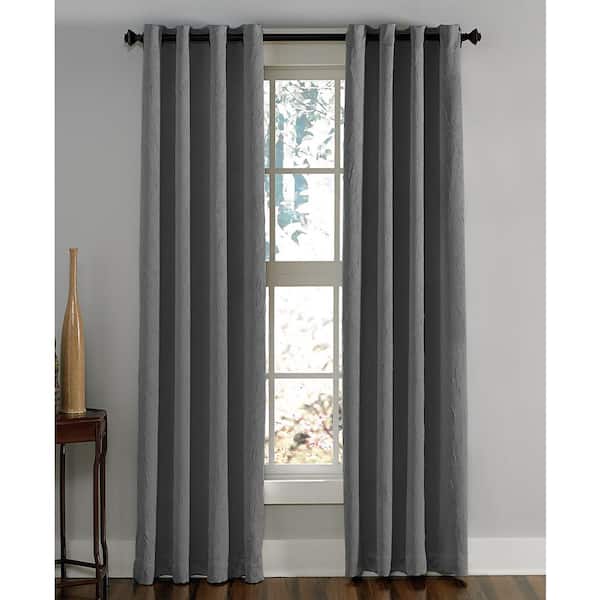 X 132 In L Grommet Curtain Panel, 132 Inch Curtains