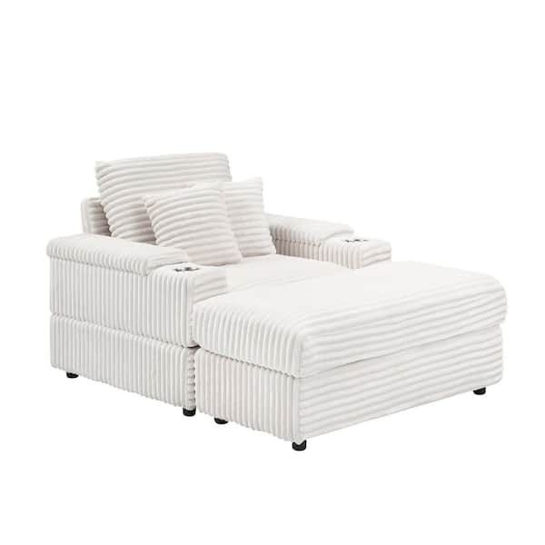 73.2 in. Pink Velvet Twin Size Sofa Bed Futon Sofa Sleeper