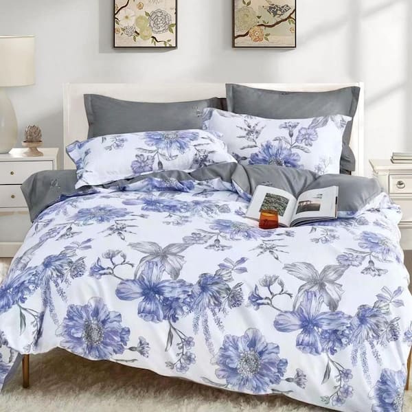 Shatex All Season Bedding 3 Piece King Size Polyester Ultra Soft  Elegant Bedding Comforters Set