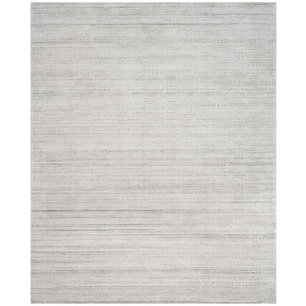 Elements 9 ft. x 12 ft. Light Gray Geometric High-Low Area Rug price history on PriceWatchPro