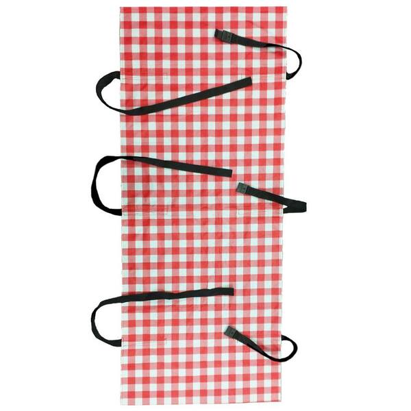 Wrap & Strap Red Gingham Picnic Table Cover