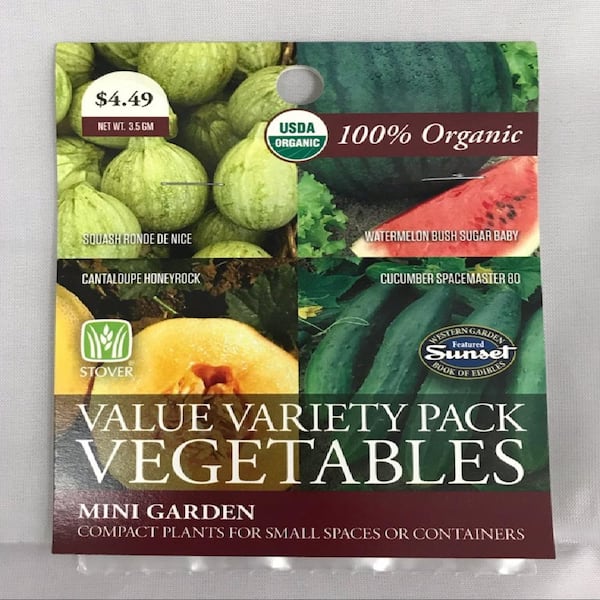 Mini Garden Seed Combo Pack Organic