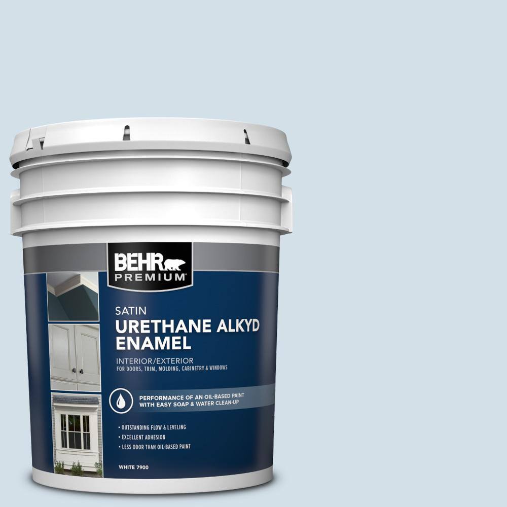 5 gal. #580E-1 Rain Drop Urethane Alkyd Satin Enamel Interior/Exterior Paint price history on PriceWatchPro
