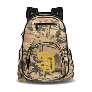 San Diego Padres 19 in. Premium Laptop Backpack-CAMO