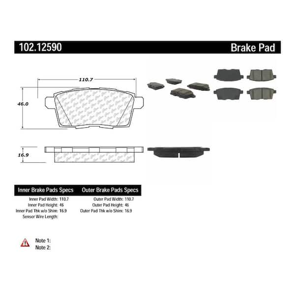Centric Parts Disc Brake Pad Set