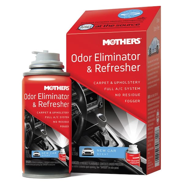 MOTHERS 2 oz. Interior Odor Eliminator and Refresher, New Car Scent Spray