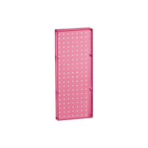 20.625 in. H x 8 in. W Pegboard Pink Styrene One Sided Panel