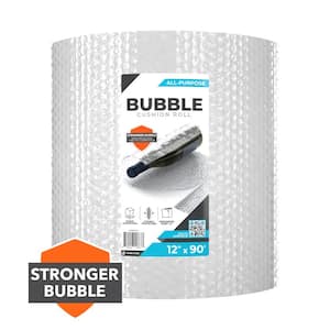 12 in. x 90 ft. Clear Bubble Cushion (2-Pack)