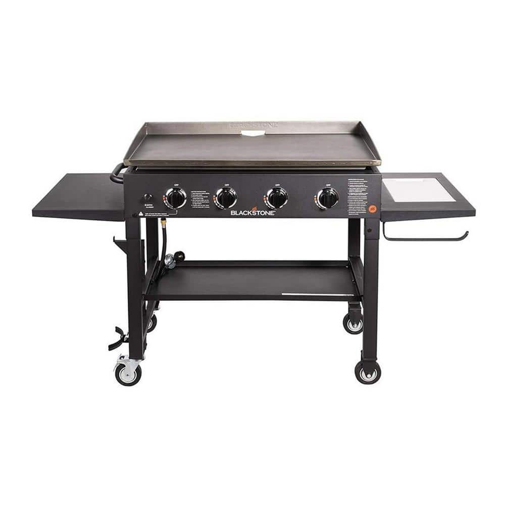 36 in. 4-Burner Liquid Propane Flat Top Grill with Hood by Blackstone at  Fleet Farm