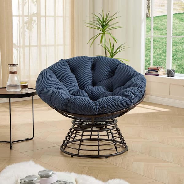 Steel Base Outdoor Swivel Chairs 360° Swivel Patio Chair All