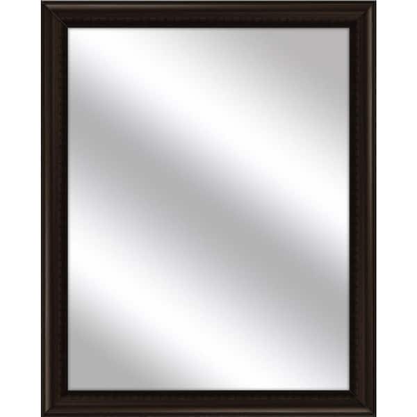 PTM Images Medium Rectangle Brown Art Deco Mirror (30.75 in. H x 24.75 in. W)
