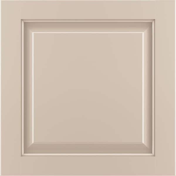American Woodmark Westerly 11 9/16-in. W x 3/4-in. D x 11 1/2-in. H in Painted Oat Cabinet Door Sample
