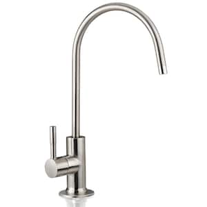 European Designer Drinking Water Faucet for Reverse Osmosis Water Filtration Systems in Brushed Nickel