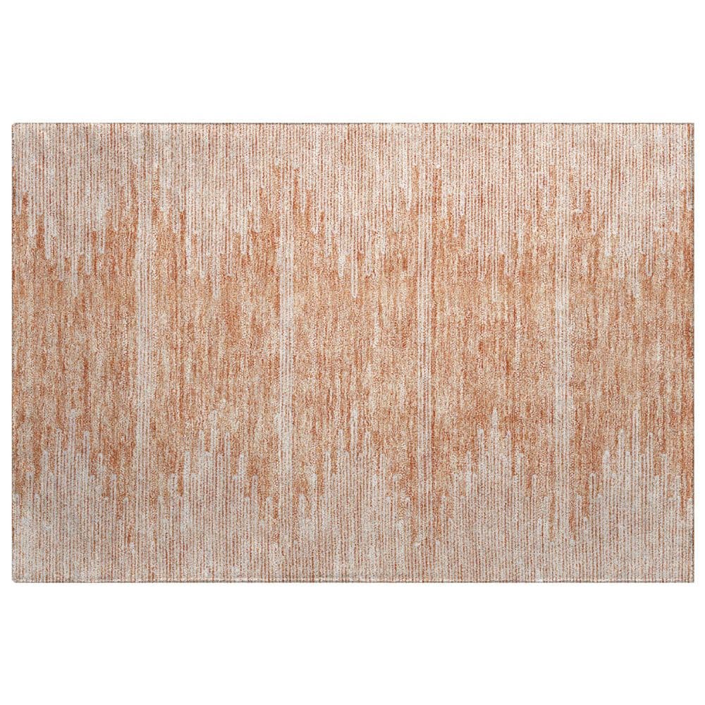 Dream Shag Premium Machine Washable Abstract ADS647 Salmon 3 ft. x 4 ft. Area Rug price history on PriceWatchPro