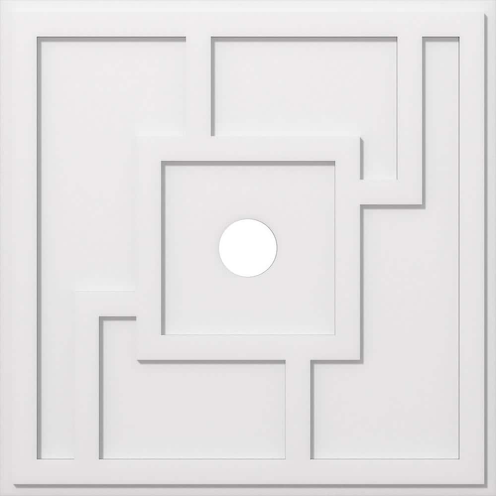 1 in. P X 11-3/4 in. C X 34 in. OD X 4 in. ID Knox Architectural Grade PVC Contemporary Ceiling Medallion price history on PriceWatchPro