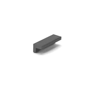 Edenwald Collection 2-1/2 in. (64 mm) Center-to-Center Brushed Black Stainless Steel Contemporary Drawer Pull