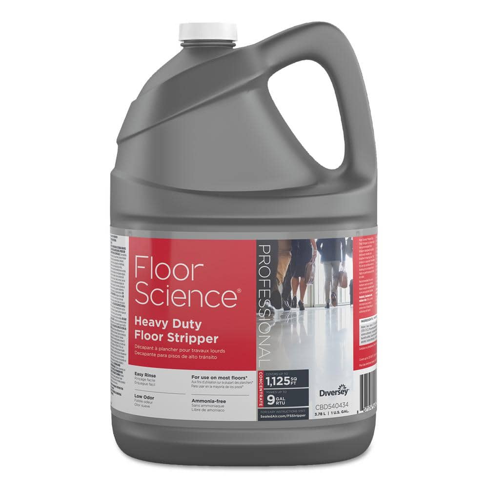 Diversey Floor Science 1 Gal. Heavy-Duty Floor Stripper Liquid Bottle ...