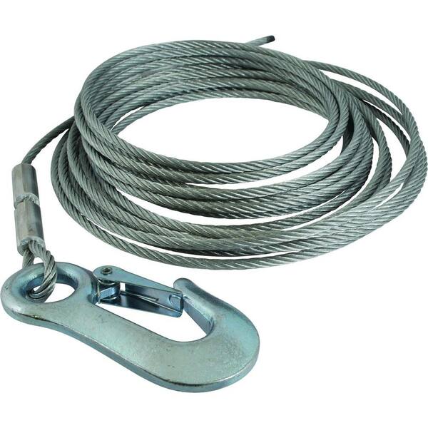 Unbranded 3/16 in. Winch Cable Replacement with Hook