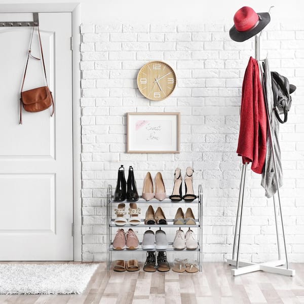 Shoe Rack Organizer For Entryway,stack Able Detachable Standing Shoe Racks